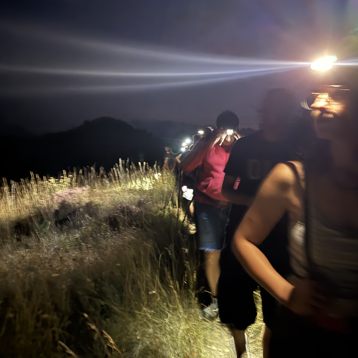 CORIO BY NIGHT-al chiaro di luna sul monte Rolei